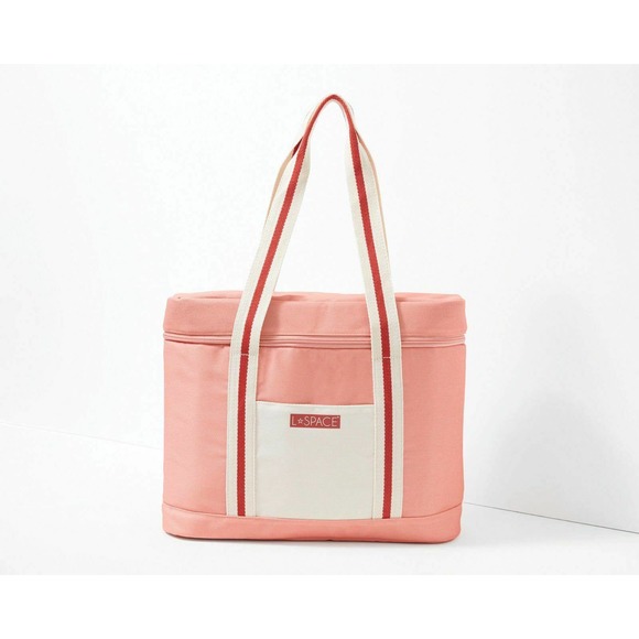 l*space Other - L*Space Coastal Cooler Pink Peach Shoulder Straps Insulated Front Pocket Zipper
